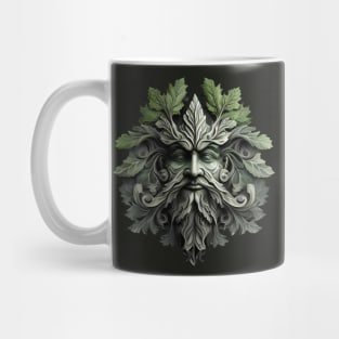 Greenman Botanical Face Mug